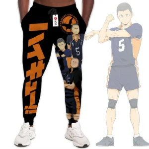 Tanaka Ryuunosuke Custom Anime Haikyuu Joggers Merch