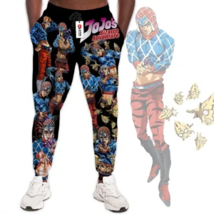 Guido Mista Custom Anime JJBAs Joggers Merch