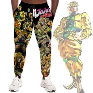 Dio Brando Custom Anime JJBAs Joggers Merch