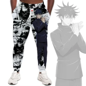 Megumi Fushiguro Joggers Anime Custom Merch Manga Style