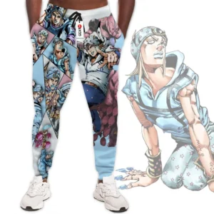 Johnny Joestar Custom Anime  JJBAs Joggers Merch