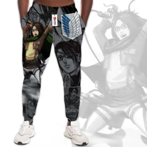 Zoe Hange Custom Attack On Titan Anime Joggers Merch Manga Style