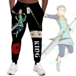 Grizzly's Sin of Sloth King Custom Anime Seven Deadly Sins Joggers Merch