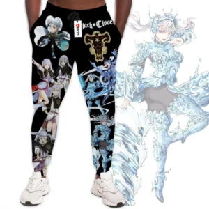 Silva Noelle Custom Anime Black Clover Joggers Merch