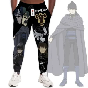 Nacht Faust Custom Anime Black Clover Joggers Merch