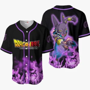 Dragon Ball Beerus Baseball Jerseys Custom Anime