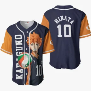 Shoyo Hinata Baseball Jerseys Haikyuu Custom Anime
