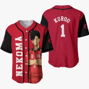 Tetsurou Kuroo Baseball Jerseys Haikyuu Custom Anime