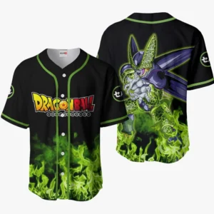 Dragon Ball Cell Baseball Jerseys Custom Anime