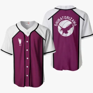 Shiratorizawa Baseball Jerseys Custom Haikyuu Anime Costume