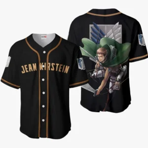Jean Kirstein Baseball Jerseys Custom Attack On Titan Anime