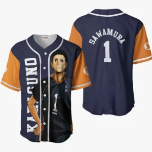 Daichi Sawamura Baseball Jerseys Haikyuu Custom Anime