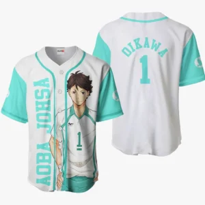 Tooru Oikawa Baseball Jerseys Haikyuu Custom Anime