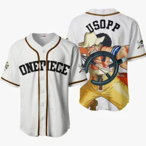 Usopp Baseball Jerseys Costume Anime Merch