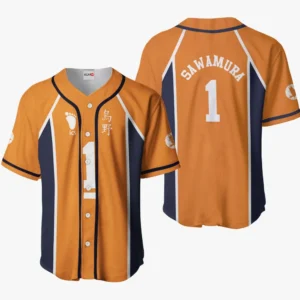 Daichi Sawamura Baseball Jerseys Custom Haikyuu Anime Costume