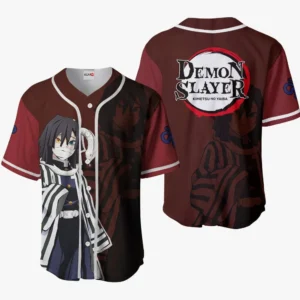 Obanai Iguro Baseball Jerseys Custom Anime