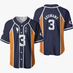 Asahi Azumane Baseball Jerseys Custom Haikyuu Anime Costume
