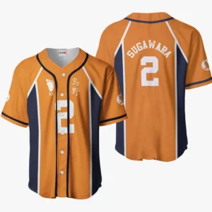Koushi Sugawara Baseball Jerseys Custom Haikyuu Anime Costume