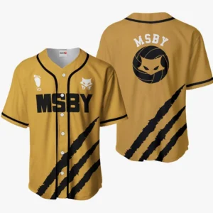 MSBY Baseball Jerseys Custom Haikyuu Anime Costume