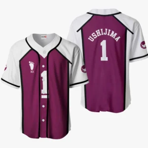 Wakatoshi Ushijima Baseball Jerseys Custom Haikyuu Anime Costume
