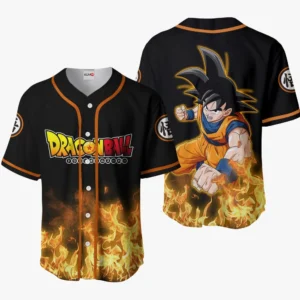 Dragon Ball Goku Baseball Jerseys Custom Anime