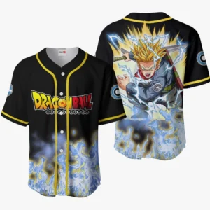 Dragon Ball Trunks Super Saiyan Baseball Jerseys Custom Anime