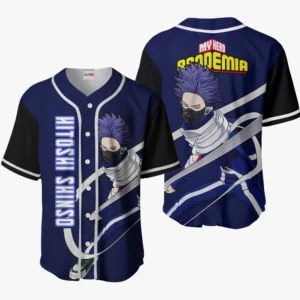 Hitoshi Shinso Baseball Jerseys Custom Anime