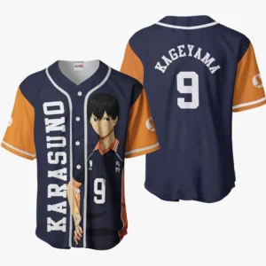 Tobio Kageyama Baseball Jerseys Haikyuu Custom Anime
