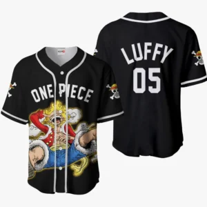 Luffy Gear 5 Baseball Jerseys Anime Sport Style