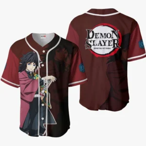 Giyu Tomioka Baseball Jerseys Costume Anime Merch