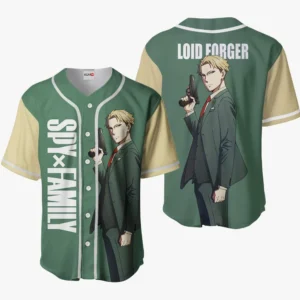 Loid Forger Baseball Jerseys Costume Anime Merch
