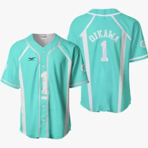 Tooru Oikawa Baseball Jerseys Custom Haikyuu Anime Costume