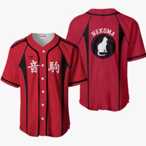 Nekoma Baseball Jerseys Custom Haikyuu Anime Costume