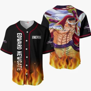 Edward Newgate Baseball Jerseys Custom OP Anime