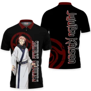 Sukuna Polo Shirts Custom Anime