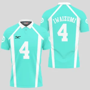 Hajime Iwaizumi Polo Shirts Haikyuu Custom Anime