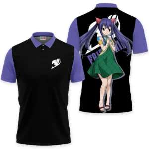 Wendy Marvell Polo Shirts Custom Anime
