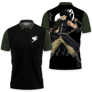 Gajeel Redfox Polo Shirts Custom Anime