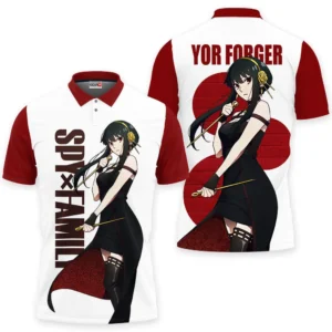 Yor Forger Polo Shirts Custom Anime
