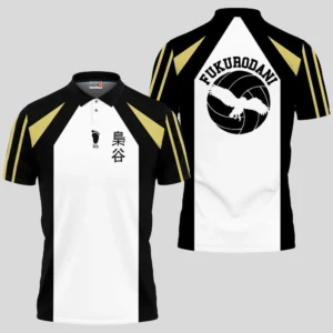 Fukurodani Uniform Costume Polo Shirts Custom Haikyuu Anime