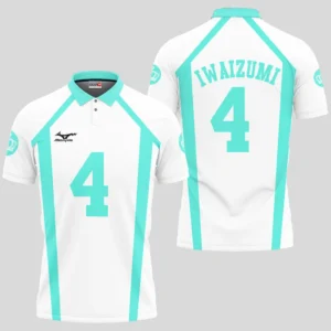 Hajime Iwaizumi Polo Shirts Haikyuu Custom Anime