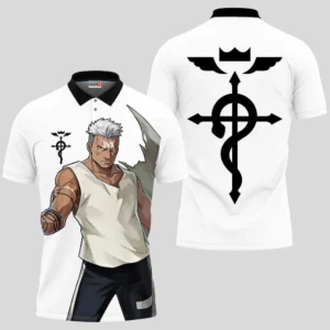 Scar Polo Shirts Custom Fullmetal Alchemist Anime