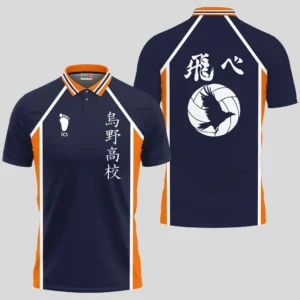 Karasuno Uniform Costume Polo Shirts Custom