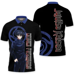 Megumi Fushiguro Polo Shirts Custom Anime