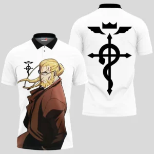 Van Hohenheim Polo Shirts Custom Fullmetal Alchemist Anime