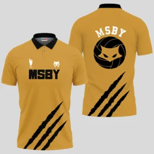 MSBY Uniform Costume Polo Shirts Custom Haikyuu Anime