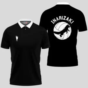 Inarizaki Uniform Costume Polo Shirts Custom Haikyuu Anime