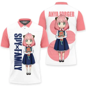 Anya Forger Polo Shirts Custom Anime