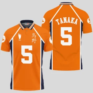 Ryunosuke Tanaka Polo Shirts Haikyuu Custom Anime