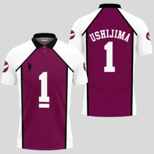 Wakatoshi Ushijima Polo Shirts Haikyuu Custom Anime